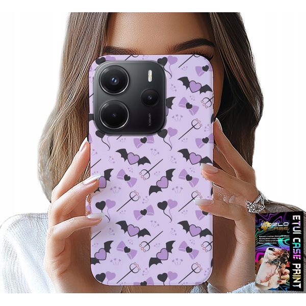 Custodia Per Xiaomi Note 14 4G - Modelli Alla Moda Forchette Cuori Cartone Cocard-image