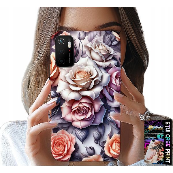 Custodia Per Xiaomi Poco M3 Pro 5G - Custodia Con Motivi Floreali Rose Blossoms-image