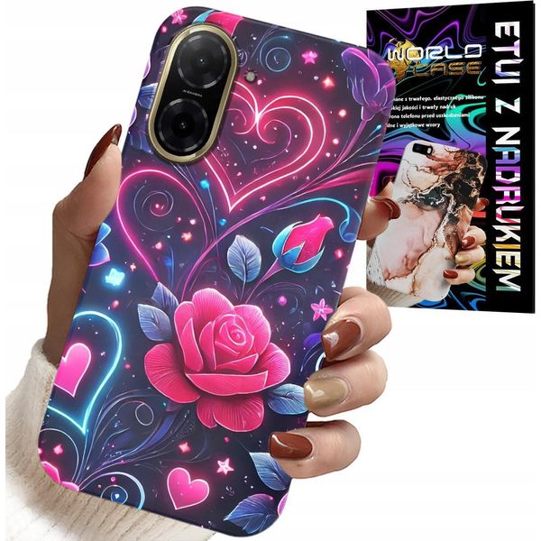Custodia Per Xiaomi Redmi A5 - Cuore, Rosa, Custodia Per Adolescenti + Vetro-image