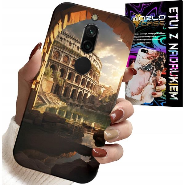 Custodia Per Xiaomi Redmi 8 - Roma Colosseo Romani Antichità-image