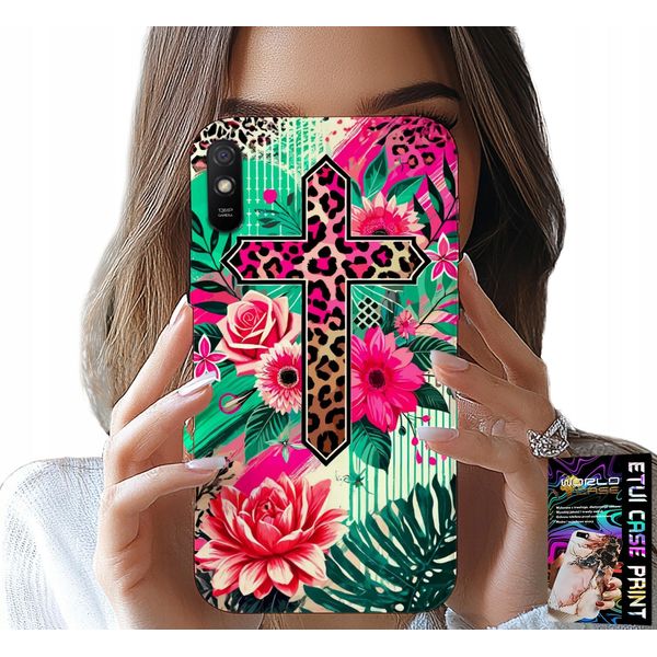 Custodia Per Xiaomi Redmi 9A - Croce, Rosa Cristiana Gesù Plecki-image