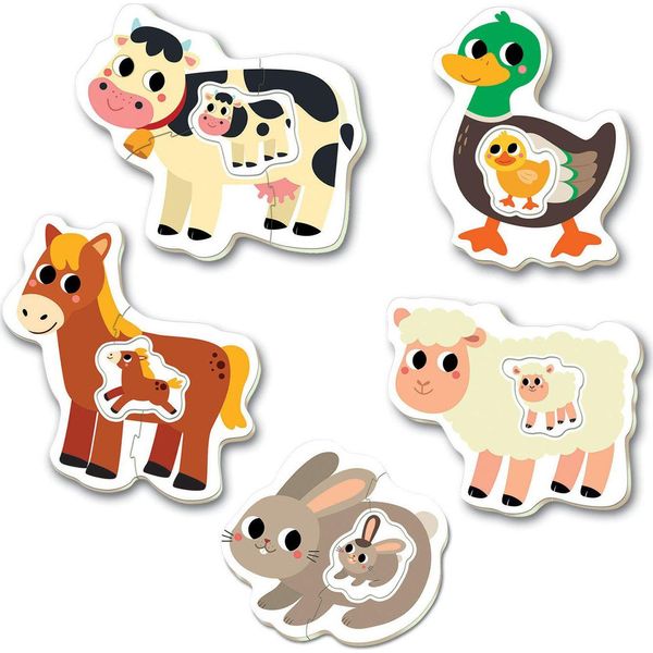 Educa Borras - Puzzle The Farm 2-5 ElementóW, Oryginalny Produkt Edukacyjny-image