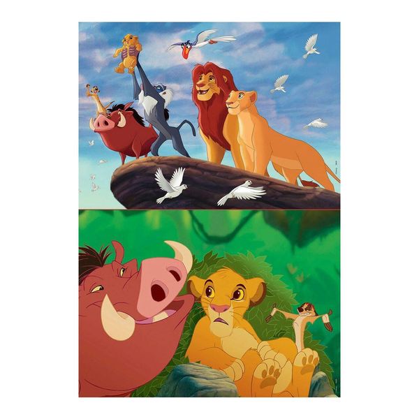 Educa Borras - Puzzle Disney KróL Lew 2X48 ElementóW - Oficjalny Produkt-image