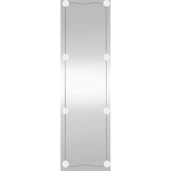 Vidaxl Specchio Da Parete Con Luci Led 30X100 Cm Vetro Rettangolare-image