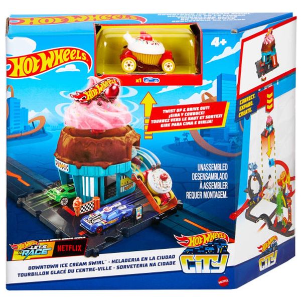 Mattel - Akcesorium Do Zestawu Hot Wheels City: Downtown Ice Cream Swirl-image