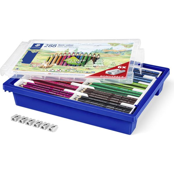 Staedtler 187 G288 Staedtler Noris Colore Matita Colorata Triangolare, Confezione Da 288 Pezzi-image