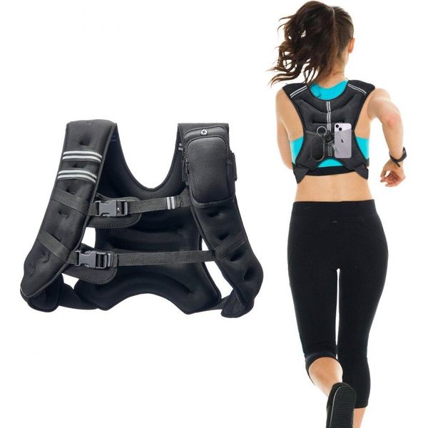 Gilet Di Peso 13,8 Kg - Gilet Da Corsa Per L'allenamento - Gilet Fitness Con Pesi - Ideale Per L'allenamento Della Forza E Della Resistenza-image