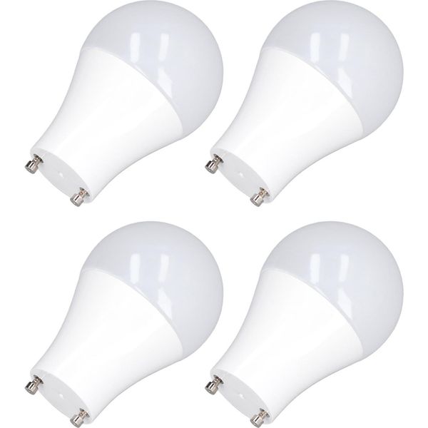 4PCS GU24 Lampadina Ad Alta Luminosità A Risparmio Energetico Led A19 Lampadina Per Camera Da Letto Ufficio 120V-image