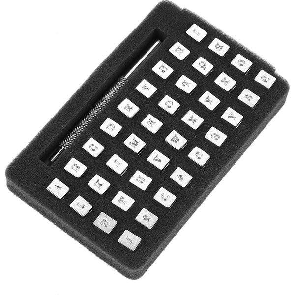 Numero Cucitrice Di Cuoio, Cucitrice Di Cuoio Di Lettera, Cucitrice D'acciaio Di Cuoio Di Lettera, Strumento Di Punzonatura Di Cuoio Di Lettera, Cucitrice Di Cuoio Di Lettera-image