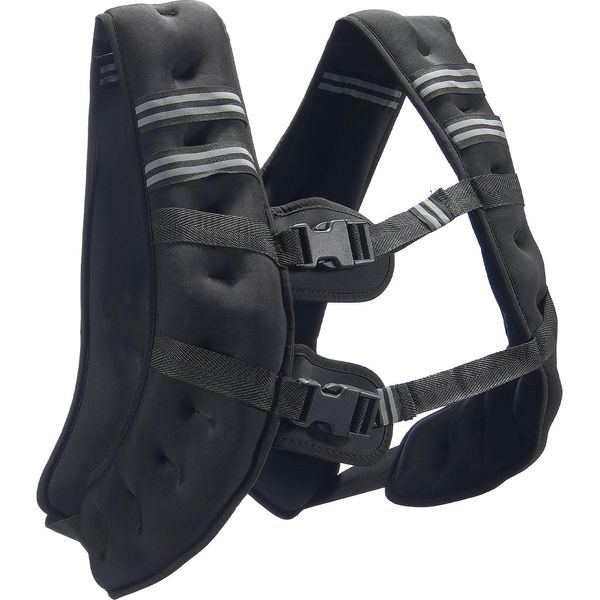 Succeacquista Gilet Di Peso Da, 30 Lbs. Strisce Riflettenti. Fibbia Regolabile Per Uomo E Donna. Attrezzatura Per Allenamento Della Forza, Corsa, Fitness, Perdita Di Peso.-image