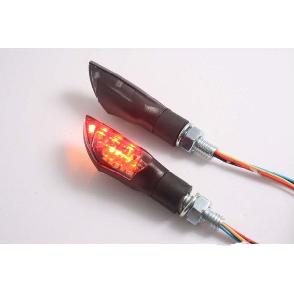 Indicatore Di Direzione Jmp Release Led Con Luce Freno E Posteriore Nero Fumé-image