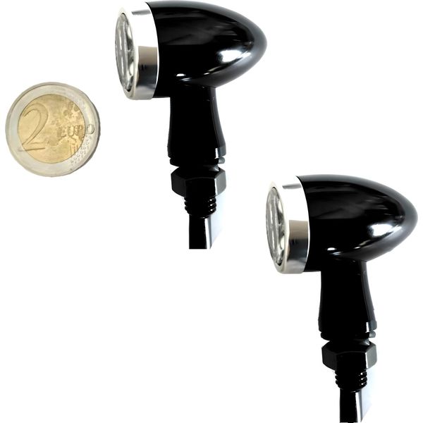 Indicatore Jmp Outlaw 3 Led Con Freno E Luce Posteriore Bianco Nero-image