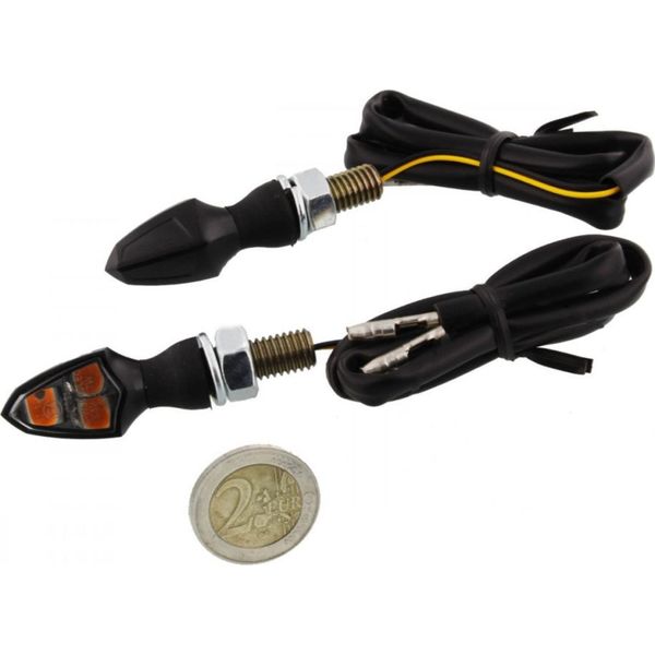 Indicatore Jmp Mini 4 Led Vetro Fumé Nero-image