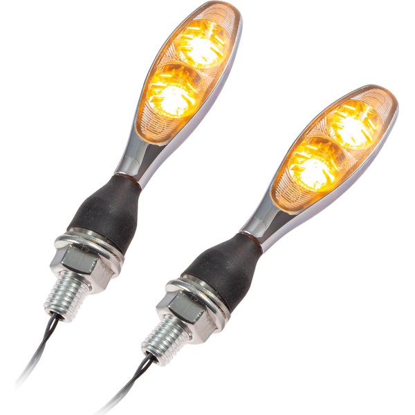 Kellermann Micro 1000 Indicatori Estremi Cromo Chiaro Coppia-image