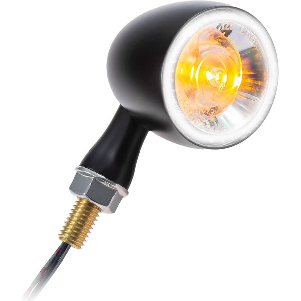 Indicatore Di Posizione Universale Per Moto A Led Bullet 1000 Pl Bianco Omologato E-image