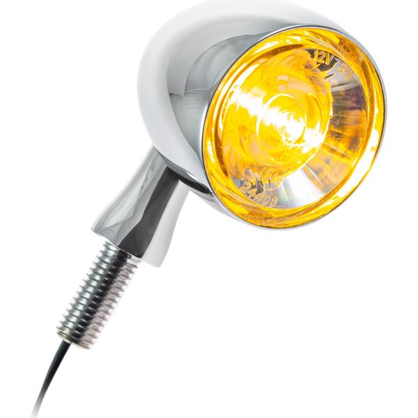Kellermann Bullet 1000 Extreme Indicatori Di Direzione A Led Cromati Anteriori O Posteriori Su Entrambi I Lati Coppia-image