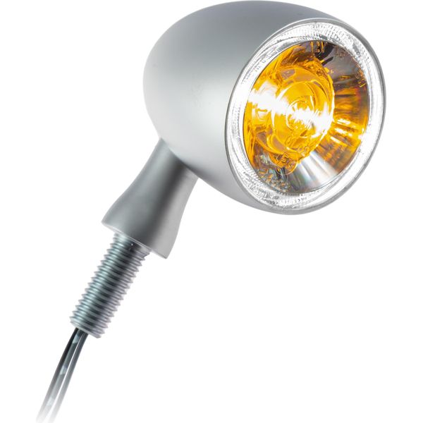 Kellermann Bullet 1000 Pl Indicatore Led Bianco Con Luce Di Posizione Cromata Anteriore E Laterale-image