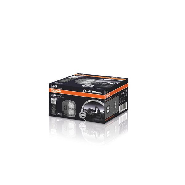 Osram Ledriving Cube PX2500 Flood 12/24 V 27 W 6000K (Confezione Da 1)-image
