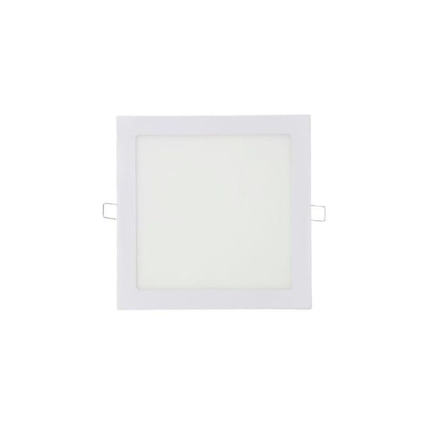 Faretto Led Quadrato Edm - 22Cm - 20W - 1500Lm - 4000K - Cornice Bianca - 31584-image