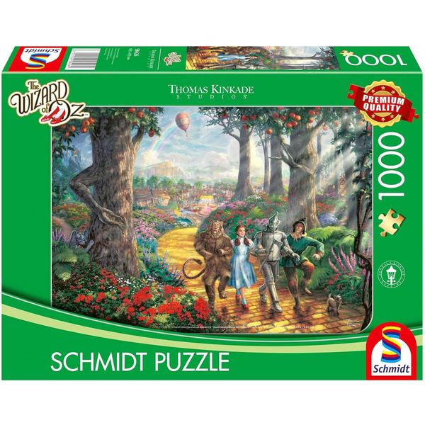 Warner - Mago Di Oz, Segui La Strada Di Mattoni Gialli®, 1000 Pezzi - Puzzle-image
