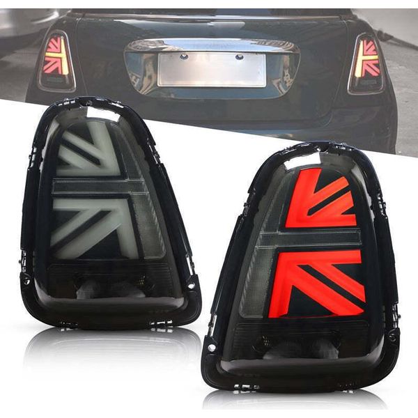 Luci Posteriori Full Led Per Mini Cooper R56 R57 R58 R59 2007-2013 Smoke-image