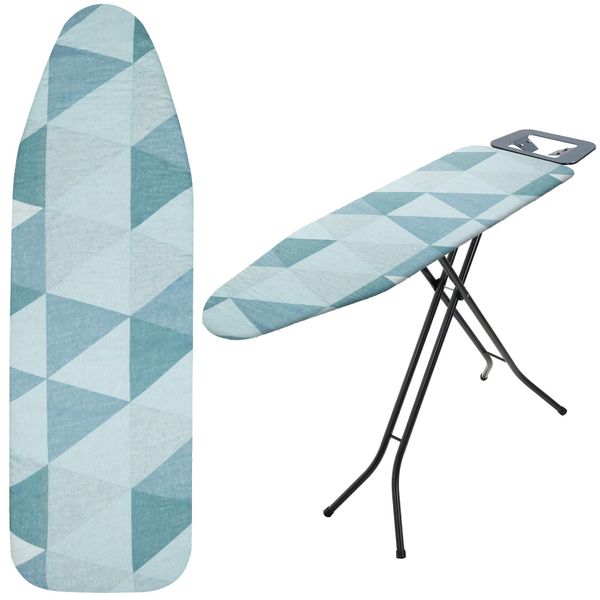 Kadax Copriasse Per Asse Da Stiro Cuscinetto Per Asse Da Stiro 140X50 Cm Grigio A Pois-image