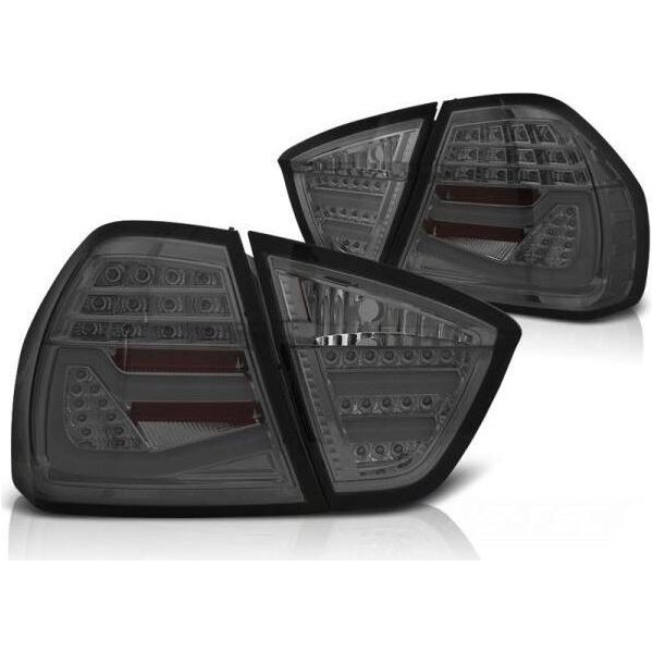 Luci Posteriori A Led Per Bmw E90 Sedan Anno 05-08 Smoke-image