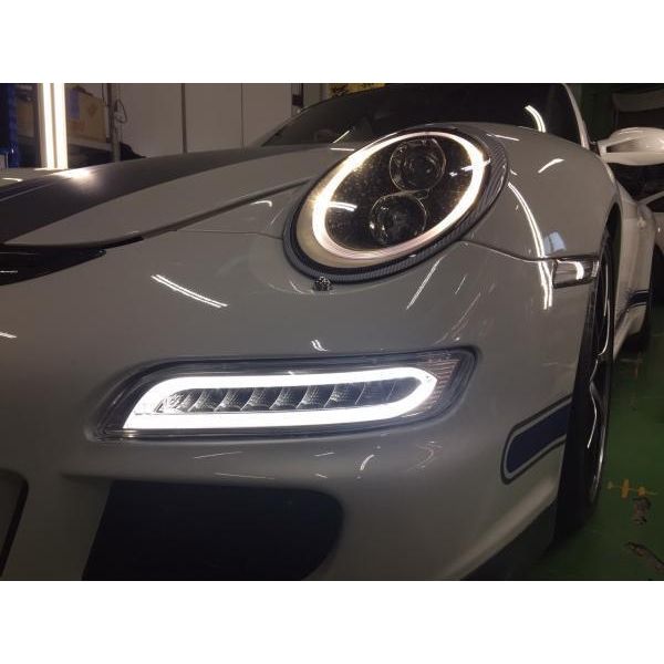 Indicatori A Led + Fogs Per Porsche 911 997 Optica Chiara 04-08-image