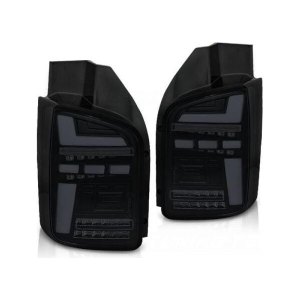 Luci Posteriori Full Led Per Vw T5 Anno 10-15 Indicatori Di Direzione Dinamici Nero/Fumo-image