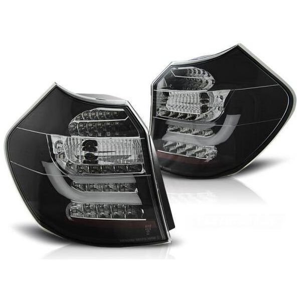 Luci Posteriori A Led Per Bmw E87 Anno 04-07 Nero-image