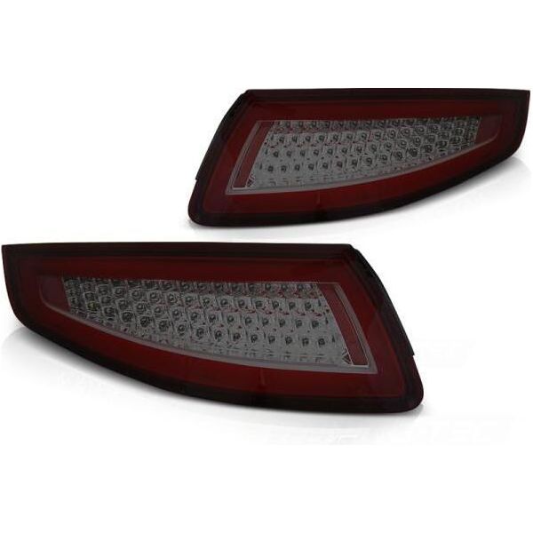 Fanali Posteriori A Led Per Porsche 911 997 Anno 04-08 Rosso/Fumo-image
