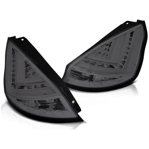 Luci Posteriori A Led Lightbar Per Ford Fiesta MK7 Anno 13-17 Smoke-image