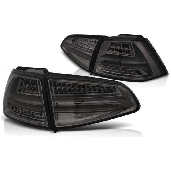 Fanali Posteriori Full Led Per Vw Golf 7 (Vii) Berlina Anno 12-17 Smoke-image