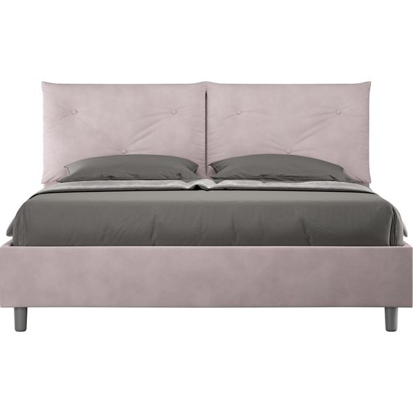 Ityhome - Letto Contenitore Imbottito 160X210 Microfibra Glicine Appia-image
