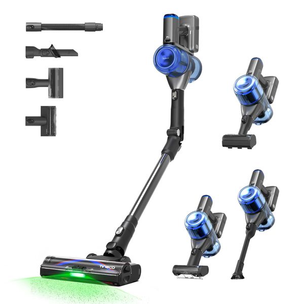 Tineco Pure One S70 Aspirapolvere Senza Fili 200AW, Led, 3Dsense Pro, Filtro 6 Livelli, Zerotangle, 95 Min Autonomia, Aspiratore Manuale Intelligente-image