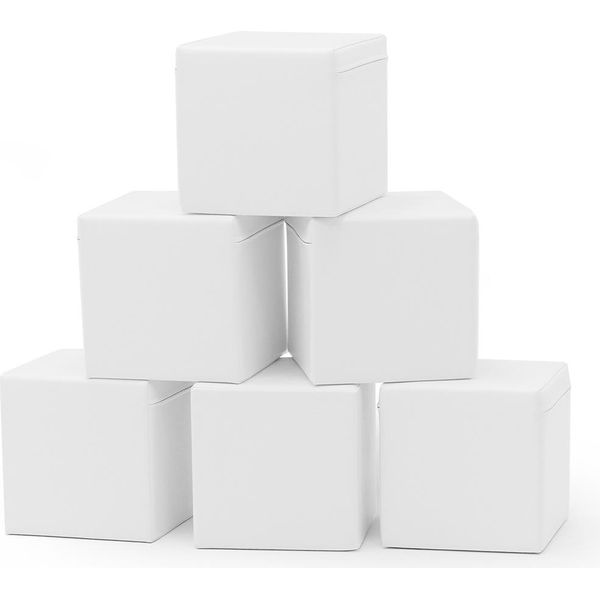 Iglu Set 39 - Set Di 6 Cubi - Bianco - Sei Cubi Di Schiuma Bianca / Blocchi Da Costruzione In Schiuma Per Bambini-image