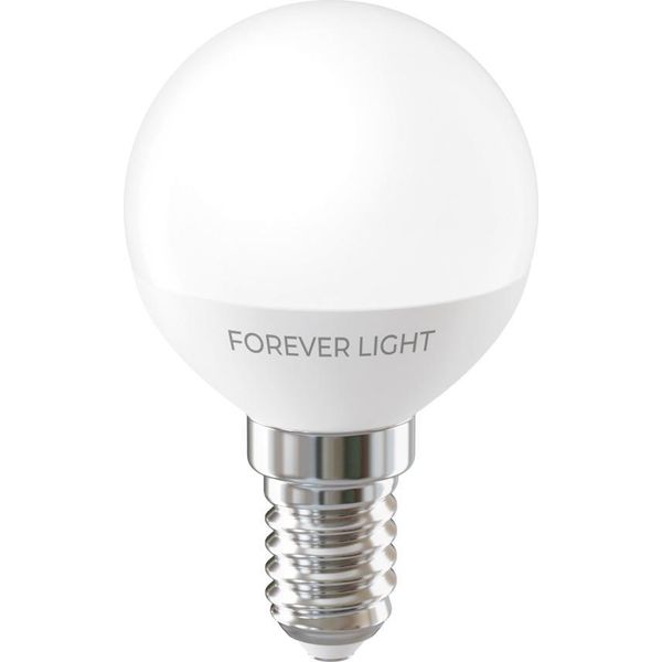 Forever Light Lampada Led E14 G45 4,8W 630Lm 3000K Classe Di Efficienza Energetica E-image