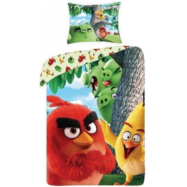 Angry Birds Bettbezug Angry Bird 140 X 200 Cm-image