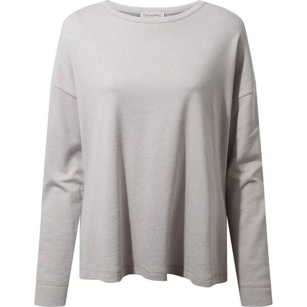 Craghoppers - T-Shirt "Forres"" Da Donna Manica Lunga CG1858 (42 It) (Grigio Scuro Screziato)"-image