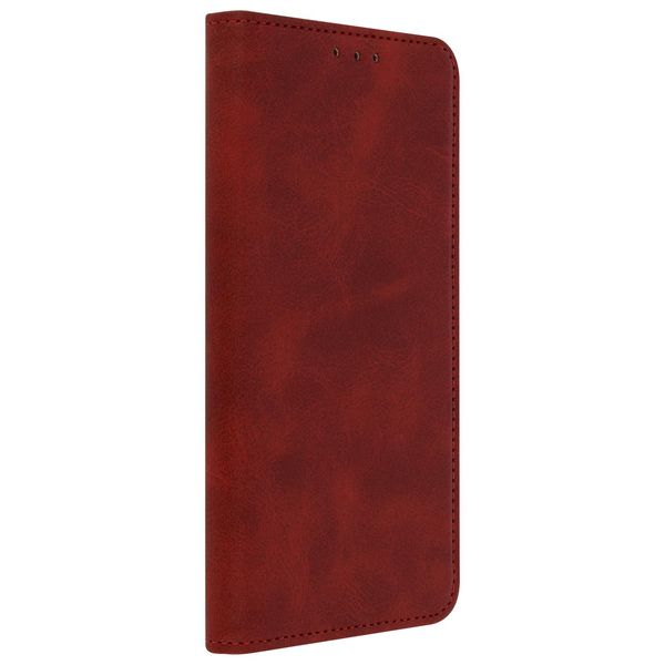 Custodia In Ecopelle Per Samsung A52 / A52S Con Funzione Stand - Rosso-image