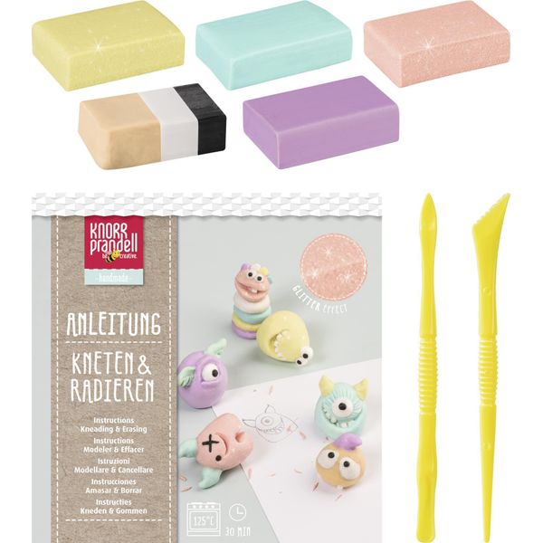 Knorr Prandell212159108 Knorr Prandell Bastelset Kneten & Radieren Funny Freaks-image