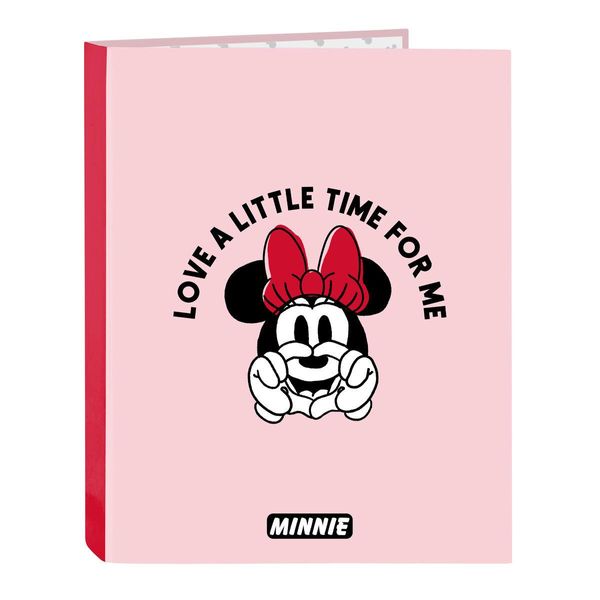 Raccoglitore Ad Anelli Minnie Mouse Me Time Pink A4 (26,5 X 33 X 4 Cm)-image