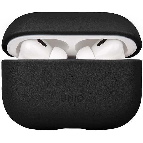 Uniq Etui Terra Airpods Pro 2 Gen.Vera Pelle (2022/2023) Czarny/Dallas Nero-image