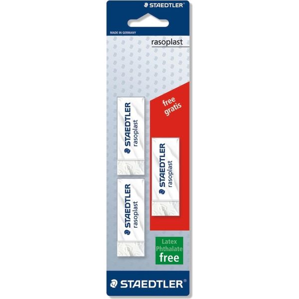 10X Rasoplast 526B20BK3P Gomma Rasoplast In Blister-image