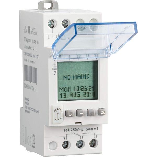 Legrand Alpharex D21 412631 Programmatore Settimanale Digitale A 1 Canale 230V-image