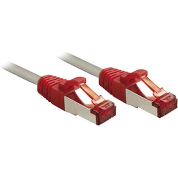 Lindy - Crossover-Kabel - RJ-45 (M) Bis RJ-45 (M) - 10 M - Sftp, Pimf - Cat 6E - Ohne Haken - Grau-image