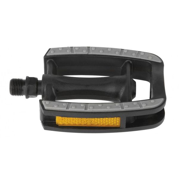 M-Wave Piattaforma Pedale Bici Città Antiscivolo 9/16 Pollici Set Nero-image