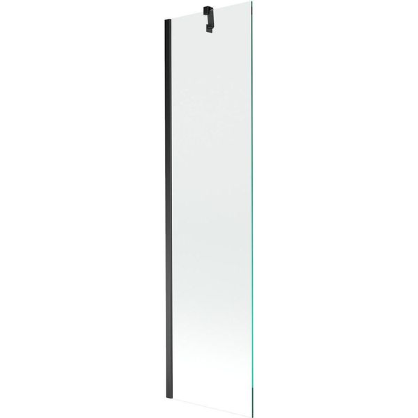 Mexen Next Paratia Per Vasca Da Bagno 1-Anta 50 X 150 Cm, Trasparente, Nero - 895-050-000-00-00-70-image