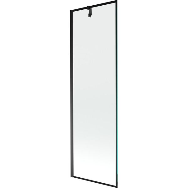 Mexen Next Paratia Da Bagno A 1 Anta 60 X 150 Cm, Cornice Nera, Nero - 895-060-000-00-70-70-image