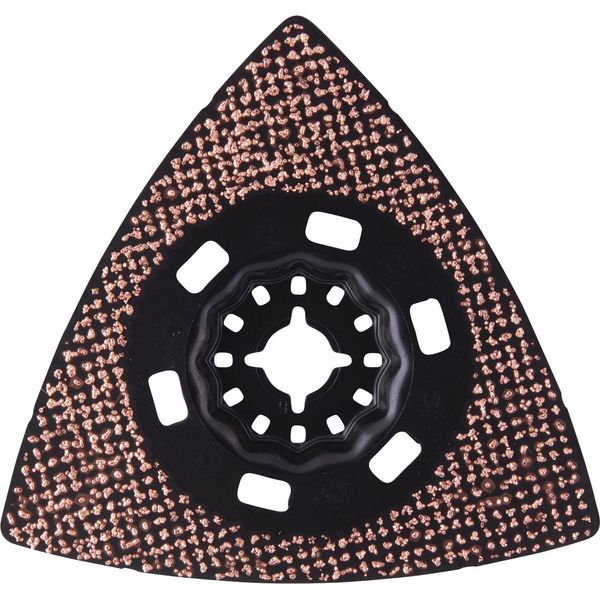 Makita Piastra Di Levigatura, 90 Mm Deltoid, TMA085 Starlock - K60 - Hm / Riff - TMA085 - Malta / Vernice / Residui Di Moquette-image